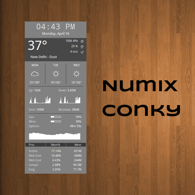 Numix Conky